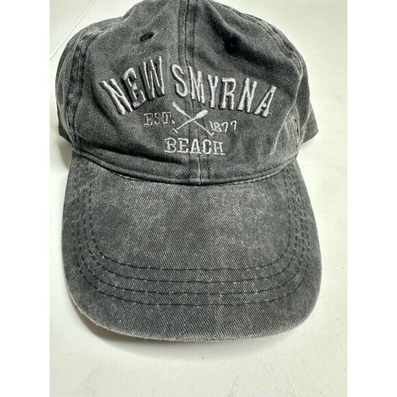 New Smyrna Beach Florida Cap Faded Ocean Water Boat Hat Sailing Yacht Boating - Picture 1 of 7